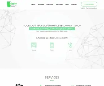 Getcider.com(Custom Web Design and Development) Screenshot