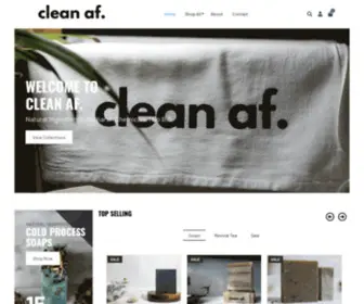 Getcleanaf.com(Clean AF) Screenshot