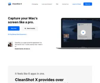 Getcleanshot.com(CleanShot) Screenshot