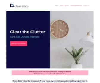 Getcleanslate.com(Clean Slate) Screenshot