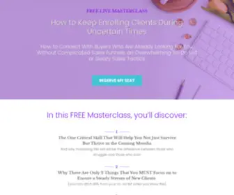 Getclientsmasterclass.com(Free Masterclass) Screenshot