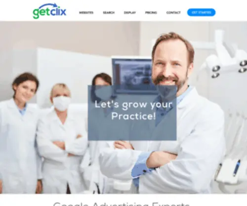 Getclix.com(Google Ads Display & Search Online Advertsing) Screenshot