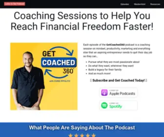 Getcoached360.com(Business Coaching For Entrepreneurs) Screenshot