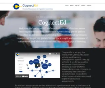 Getcognected.com(CognectEd) Screenshot