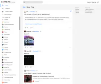 Getcomet.net(See what's in orbit) Screenshot