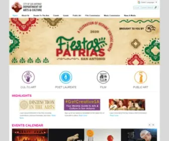 Getcreativesanantonio.com(Department for culture & creative development (dccd)) Screenshot