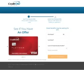 Getcreditone.com(Find out if you have a pre) Screenshot