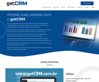 Getcrm.com.br(Gestão para equipe de vendas) Screenshot