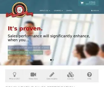 Getcsc.com(Sales Training that Improves Sales Performance) Screenshot