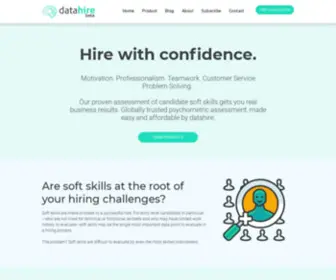 Getdatahire.com(Globally trusted assessment of soft skills) Screenshot