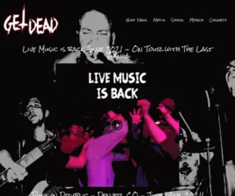 Getdeadmusic.com(Get Dead) Screenshot