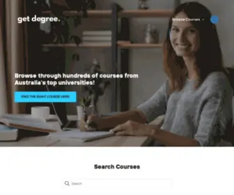 Getdegree.com.au(Get Degree) Screenshot