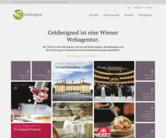 Getdesigned.at(Webagentur Getdesigned) Screenshot