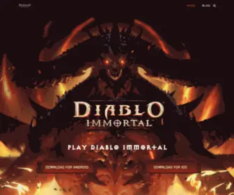 Getdiablomobile.com(Diablo Mobile) Screenshot