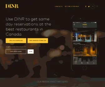 Getdinr.com(DINR) Screenshot