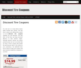 Getdiscounttirecoupons.com(Discount tire coupons) Screenshot