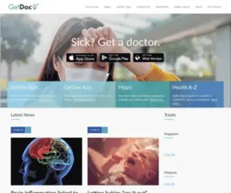 Getdoc.com(Find Specialists Doctors and Clinics Near You) Screenshot