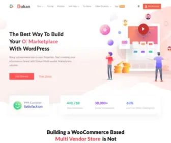 Getdokan.com(Best Multi Vendor Marketplace Plugin & eCommerce Solution) Screenshot