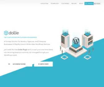 Getdollie.com(The Cloud Automation Platform for WordPress) Screenshot