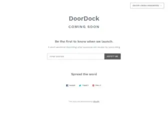 Getdoordock.com(Getdoordock) Screenshot