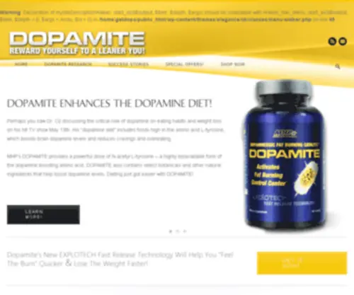 Getdopamite.com(DOPAMITE™) Screenshot
