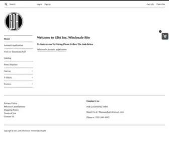 Getdownart.net(GDA Wholesale) Screenshot