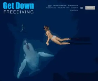 Getdownfreediving.com(Get Down Freediving) Screenshot