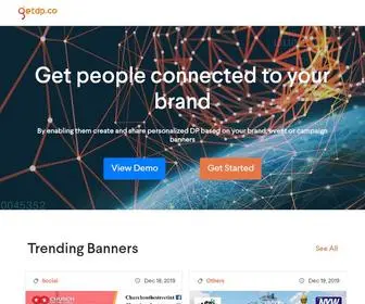 Getdp.co(Create and share personalized DP for your favorite brand) Screenshot