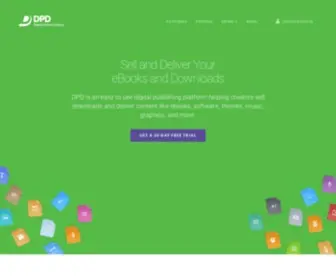 Getdpd.com(E-book Publishing Platform) Screenshot