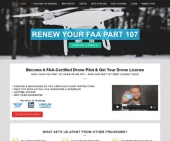 Getdronelicense.com(FAA Part 107 Test Prep) Screenshot