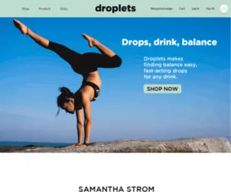 Getdroplets.com(Fast Acting Hemp Tinctures For Sleep) Screenshot