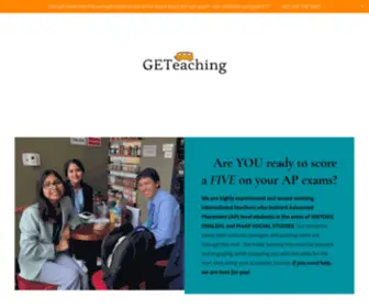Geteaching.com(Global Experience Teaching) Screenshot
