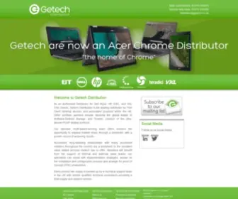 Getech-Distribution.co.uk(Getech Distribution) Screenshot