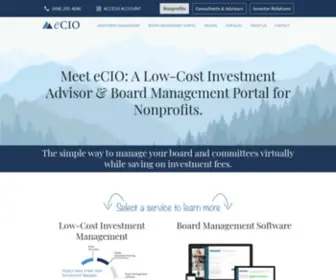 Getecio.com(Cost Investment Management for Nonprofits) Screenshot