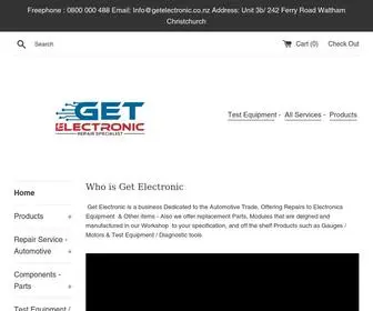 Getelectronic.net(Get Electronic NZ) Screenshot