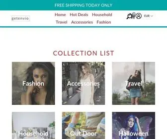 Getenvio.com(One stop destination for curated products) Screenshot