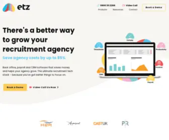 Getetz.com(Recruitment Back Office Software for Your Agency) Screenshot