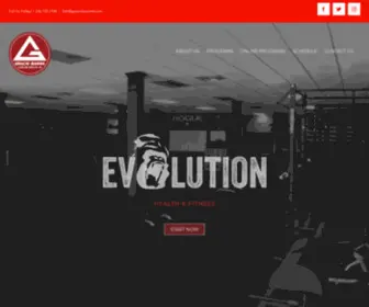 Getevolutionfit.com(Evolution Health & Fitness) Screenshot