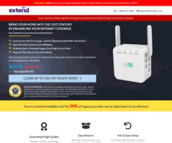 Getextendtecc.com(ExtendTecc Wifi Repeater) Screenshot