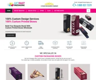 Getfastpackaging.com(Get Fast Packaging) Screenshot