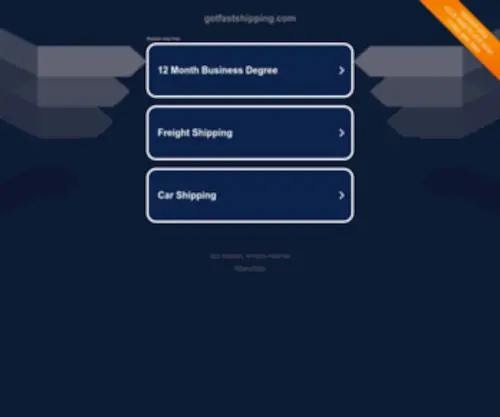 Getfastshipping.com(Lypo-spheric) Screenshot