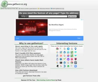 Getfavicon.org(Get free favicon) Screenshot