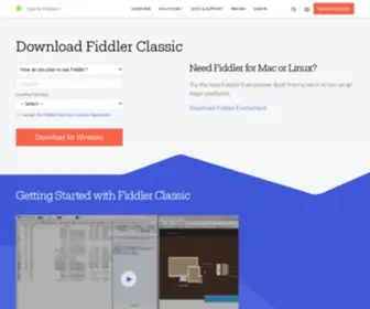 Getfiddler.com(Getfiddler) Screenshot