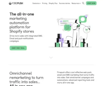 Getfirepush.com(Automated Web push) Screenshot