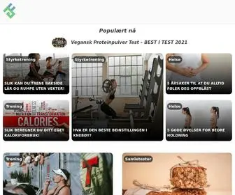Getfitness.no(Kosttilskudd, kosthold og trening) Screenshot