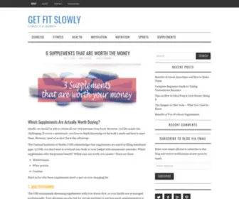 Getfitslowly.com(Get Fit Slowly Get Fit Slowly) Screenshot