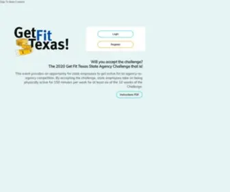 Getfittexas.org(Get Fit Texas) Screenshot