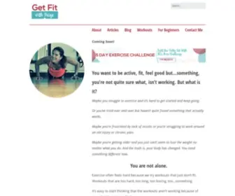 Getfitwithpaige.com(Workouts for real people) Screenshot