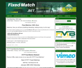 Getfixedmatches.com Screenshot