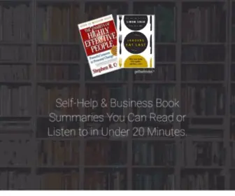 Getflashnotes.com(Business Book Summaries) Screenshot